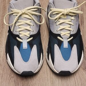 adidas Athletic Shoes - Gray, Blue, Black